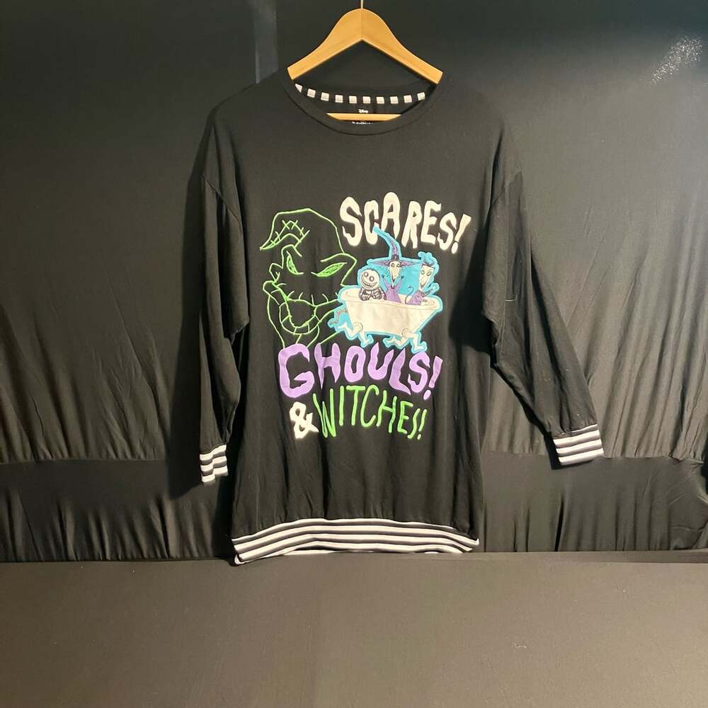 Disney The Nightmare Before Christmas Size S/CH (4-6) Long-Sleeve Shirt